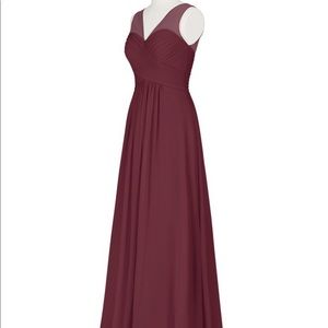 5’5” WINE COLOR BRIDESMAID DRESS